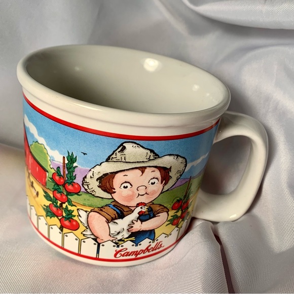 Campbell Soup Company Kids Collectible 20 oz Coffee Soup Mug Vintage Design 2001 - Picture 2 of 6